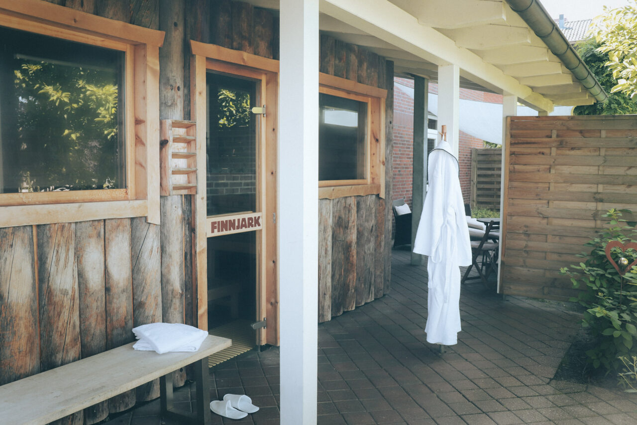 Außenbereich des Spabereichs Refugium im Ringhotel Sellhorn